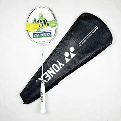 Yonex Nanoflare 555 Pre Strung Badminton Racquet, 4U5, Matt White - NEW