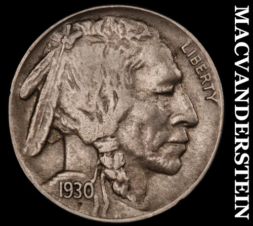 1930 Buffalo Nickel- Extra Fine Scarce Better Date No Reserve #J374