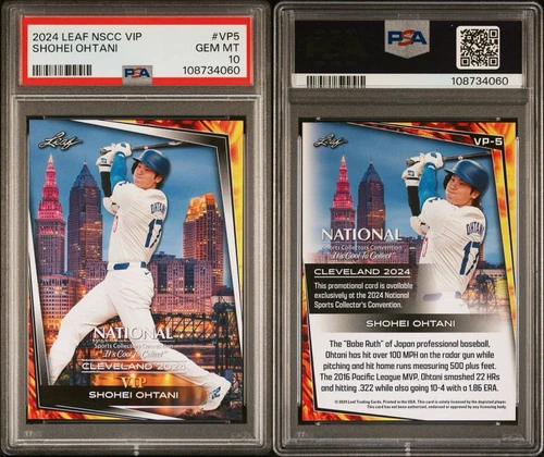 2024 Leaf National VIP #VP5 Shohei Ohtani PSA 10 Gem Mint