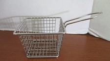 Small REPLACEMENT WIRE BASKET for DEEP FRYING 4.25" Square