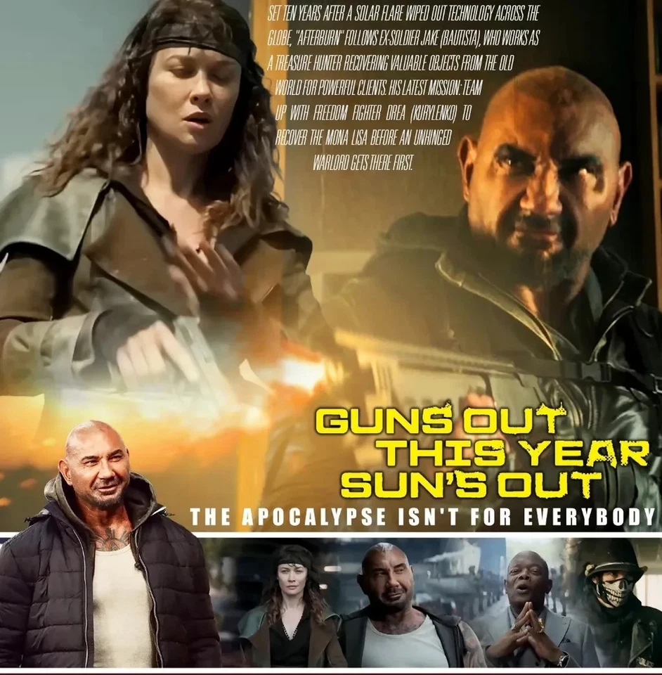 DVD Afterburn (2025)–Dave Bautista Action Sci-Fi Movie | EN/CH/Malay Subs - Image 2 of 2