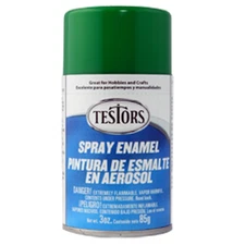 Testor Corp. Spray 3oz Green TES1224T Plastics Paint Enamels
