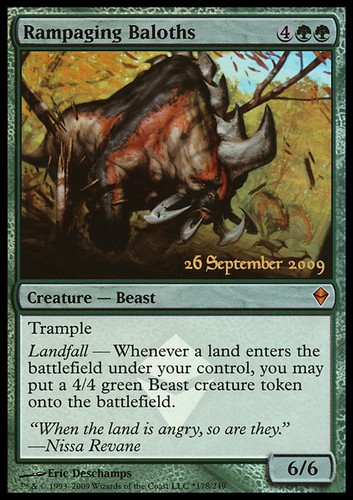 MTG RAMPAGING BALOTHS FOIL EXC - BALOTH INFURIATI - PROMO - MAGIC - 第 1/1 張圖片