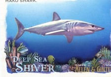 2021 TOPPS ALLEN & GINTER INSERT DEEP SEA SHIVER MAKO SHARK #DSS-3