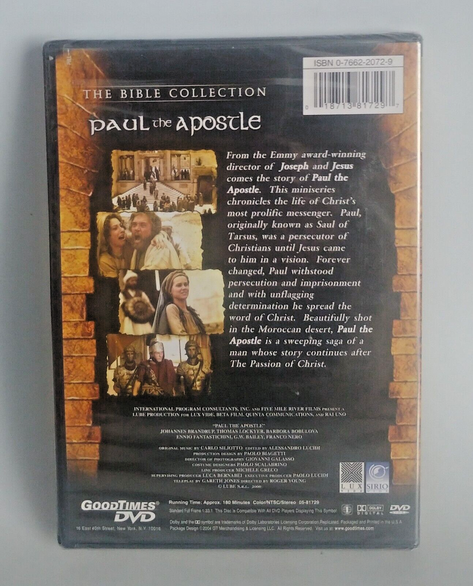 Paul the Apostle: The Bible Collection (DVD, 2004) *NEW