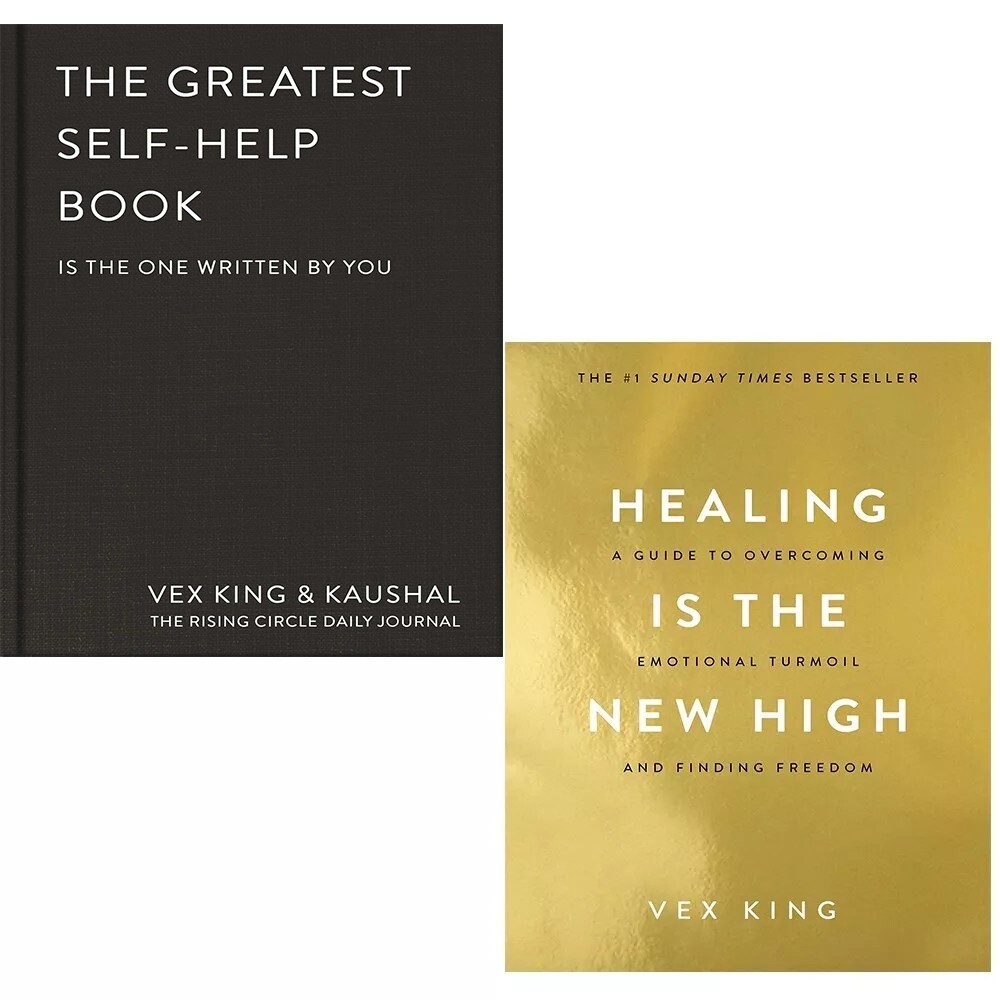 Vex King Collection 2 Books Set Healing Is the New High, Greatest Self-Help