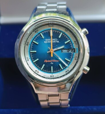 Seiko 7015-8000 5 Sport Speed-Timer Chrono Flyback