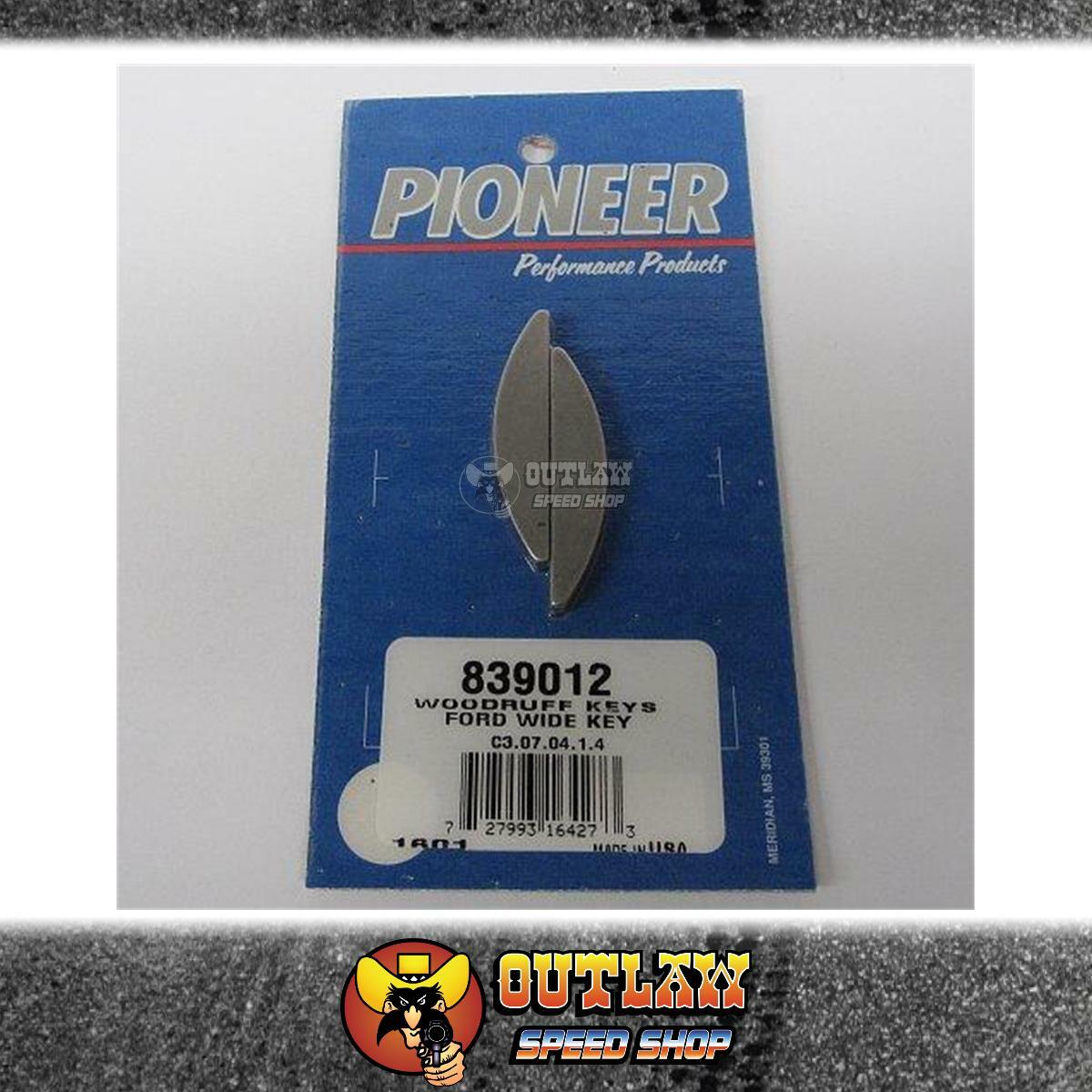 PIONEER WOODRUFF CRANKSHAFT KEY 3/16"W X 1.75"L FITS FORD FE BB 2PK