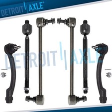 Front Tie Rod Ends + Sway Bars Kit for 2014 2015 2016 2018 Kia Forte5 Forte Koup