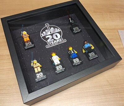 LEGO STAR WARS custom figures 20 years in display collector 20 years collector