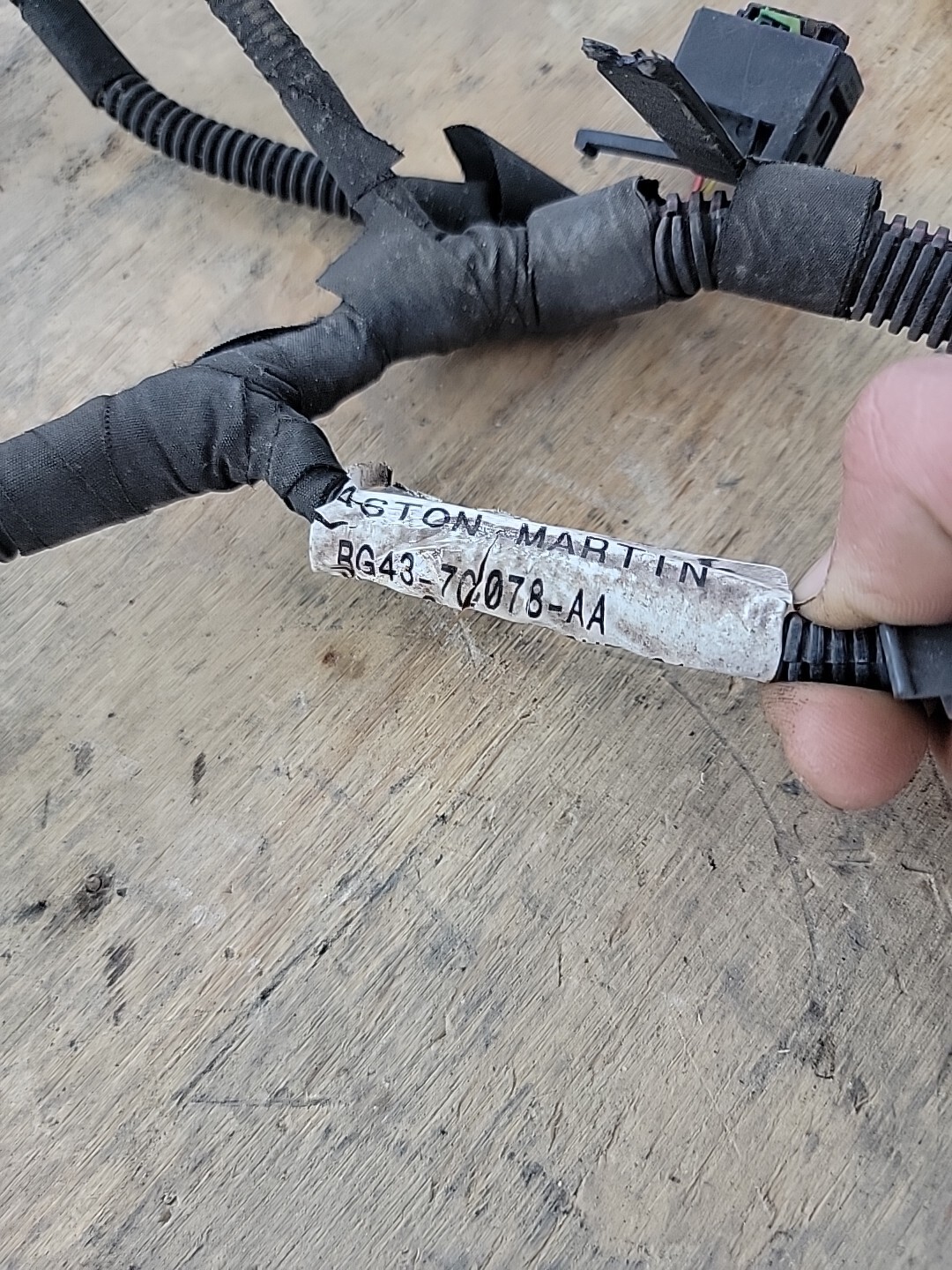 2011 Aston Martin DB9 Transmission Wiring Loom Harness DG43-7C078-AA Oem