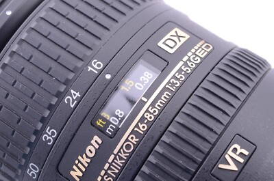 MINT] Nikon AF-S 16-85mm f/3.5-5.6 G DX VR ED Zoom Lens DSLR
