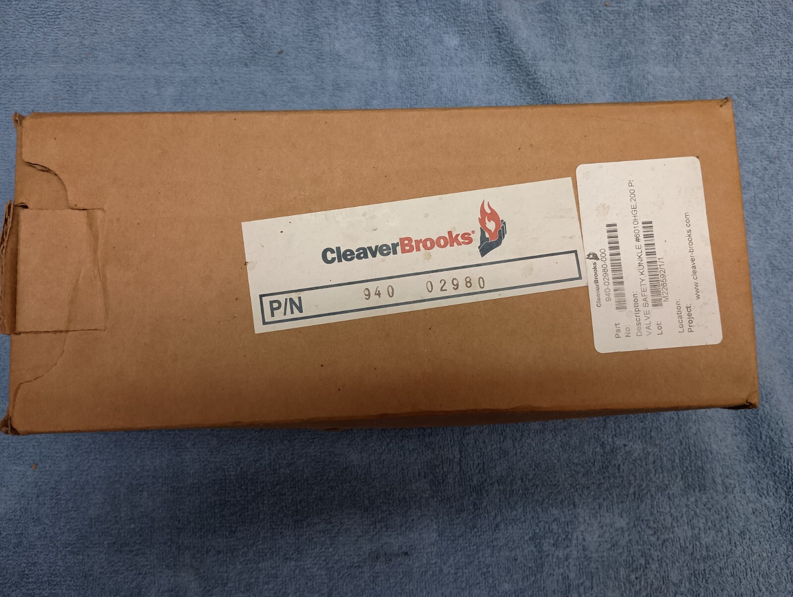 Cleaver Brooks 940 02980 / Kunkle Safety Valve 1-1/2" X 2" Set At 200 PSIG