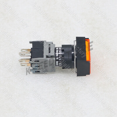 5PCS New Fuji AH165-TL5O11E3 Orange Pushbutton Command Switch
