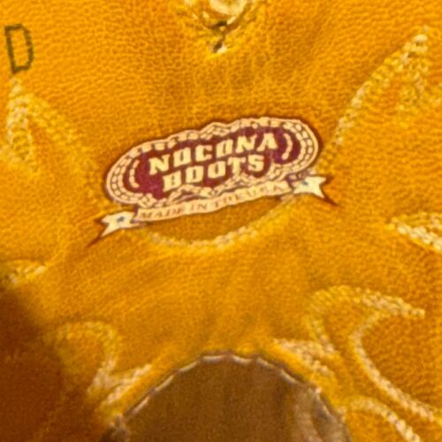 Nocona Hergestellt in den USA Herren Cowboystiefel Braun Größe 10D Ledersohlen EUC - Bild 11 von 11