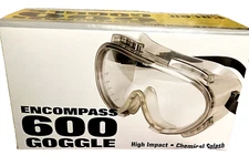 ENCON SAFETY PRODUCTS ENCOMPASS 600 GOGGLE High Impact Chemical Splash