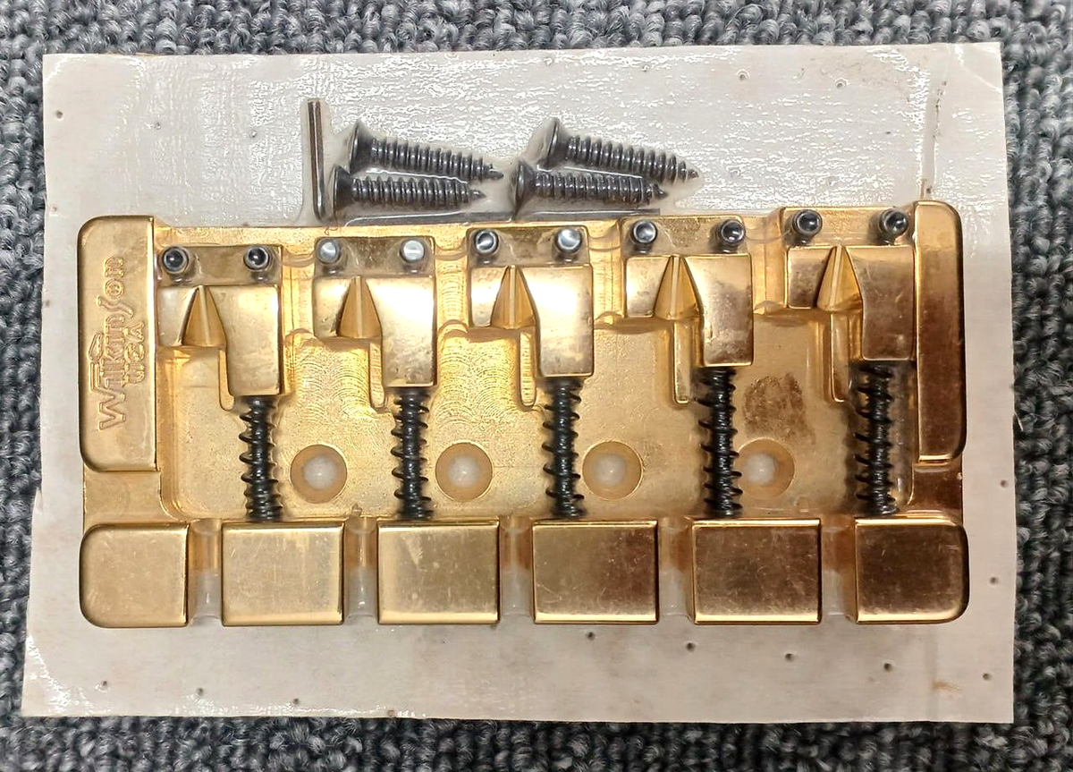 Wilkinson USA 5strings Bass Bridge Gold | eBay
