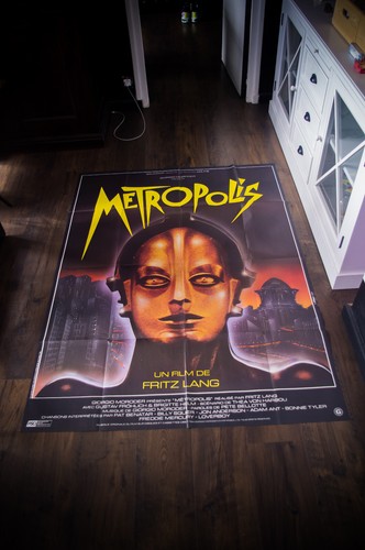 METROPOLIS Fritz Lang French Vintage Movie Poster Original R1984