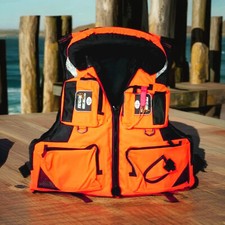 Adult Life Jacket Adjustable Swimming Boating Sailing Fishing Water Sports.