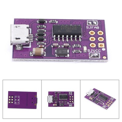 1PC Micro USB Tiny AVR ISP 5V ATtiny44 USB TinyISP Programmer Module For