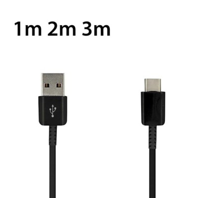 1M 2M 3M USB-C Typ C Schnellladekabel Datenkabel Samsung S8 S9 S10 Note 9 & 10