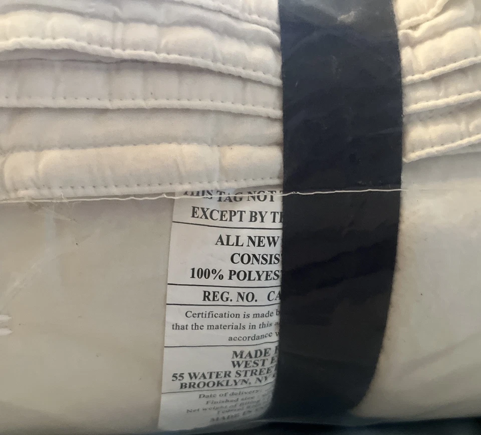 Edredón Edredón Europeo West Elm Nuevo con Etiquetas Completo/Reina Algodón Orgánico Fácil Cuidado Foto 4 de 4