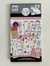 The Happy Planner Me & My Big Ideas : Pressed Florals 519 pc