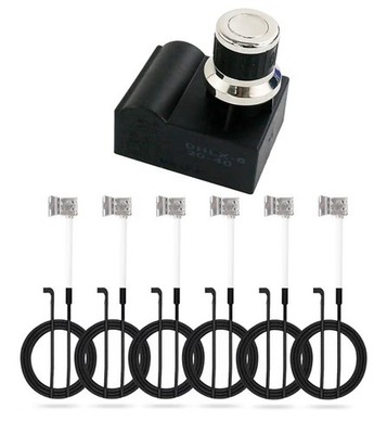 Uniflasy DHL-128-6Q Grill Igniter Kit for Home Depot Nexgril 720-0882A 720-08