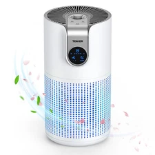 TENKER Air Purifier Home Large Room with Aromatherapy HEPA Filter for Smoke Dust
