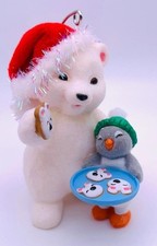 2017 Cookies For Santa Hallmark Ornament 17 Snowball and Tuxedo