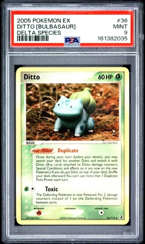 Pokemon Ditto [Bulbasaur] EX Delta Species 36/113 PSA 9 Mint