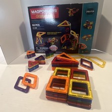 Magformers Designer 62 Piece Magnetic Set Complete