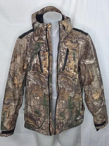 BERETTA XXL Men's Hooded Insulated Camouflage Hunting Jacket BROKEN ZIPPER - product listing photo
