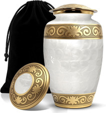 Urns for Human Ashes Adult Female/Male Handcrafted Cremation Urn for Ashes E