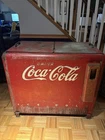 Coca-Cola Vintage Metal Cooler Ice Chest Red/White “Drink Coca-Cola” “Ice Cold”