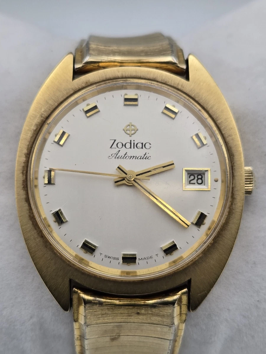Zodiac Gold Plated Case Wristwatches for sale | eBay