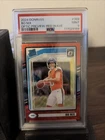 2024 Panini Donruss - Rated Rookie Bo Nix #369 Optic Preview Red Wave Prizm (RC)