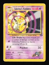Pokémon Sabrina's Kadabra 58/132 Gym Challenge on eBay
