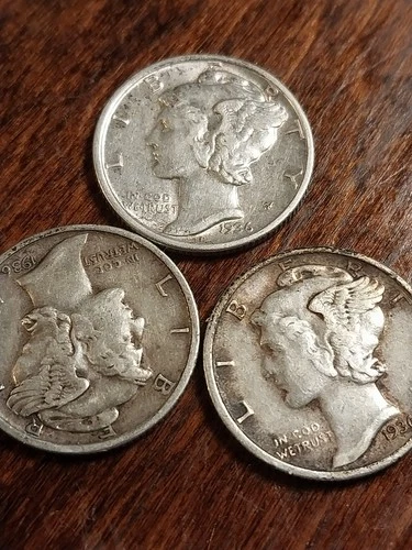 1939  PDS    mercury   dimes