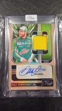2025 Panini Turn Four Racing Dale Earnhardt Jr Auto Autograph GU Gear #D 37/75