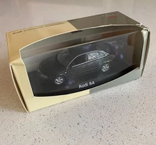 1/43 Audi A4 B6 Sedan Audi Authentic Collection 2005 Minichamps Diecast BLACK