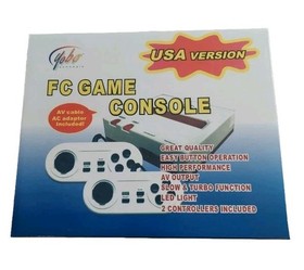 YOBO FC Game Console NINTENDO NES Game Player W/ 2 Turbo Controllers NEW