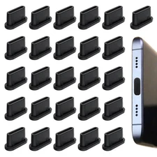 25 Pcs USB Type C Anti Dust Plugs Cover USB C Charging Port Plugs
