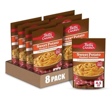 Betty Crocker Sweet Potato Mashed Potatoes 4.5oz (Pack of 8) Instant Mix
