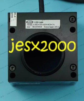 1PC USED CCS/LAK LAK3-CSOAD34-R24-CA Red LED external coaxial light source  #md