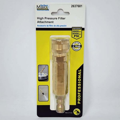 #ad SurfaceMaxx 1 4 in Brass Filter for Gas amp; Electric Pressure Washers 4500 PSI $12.98