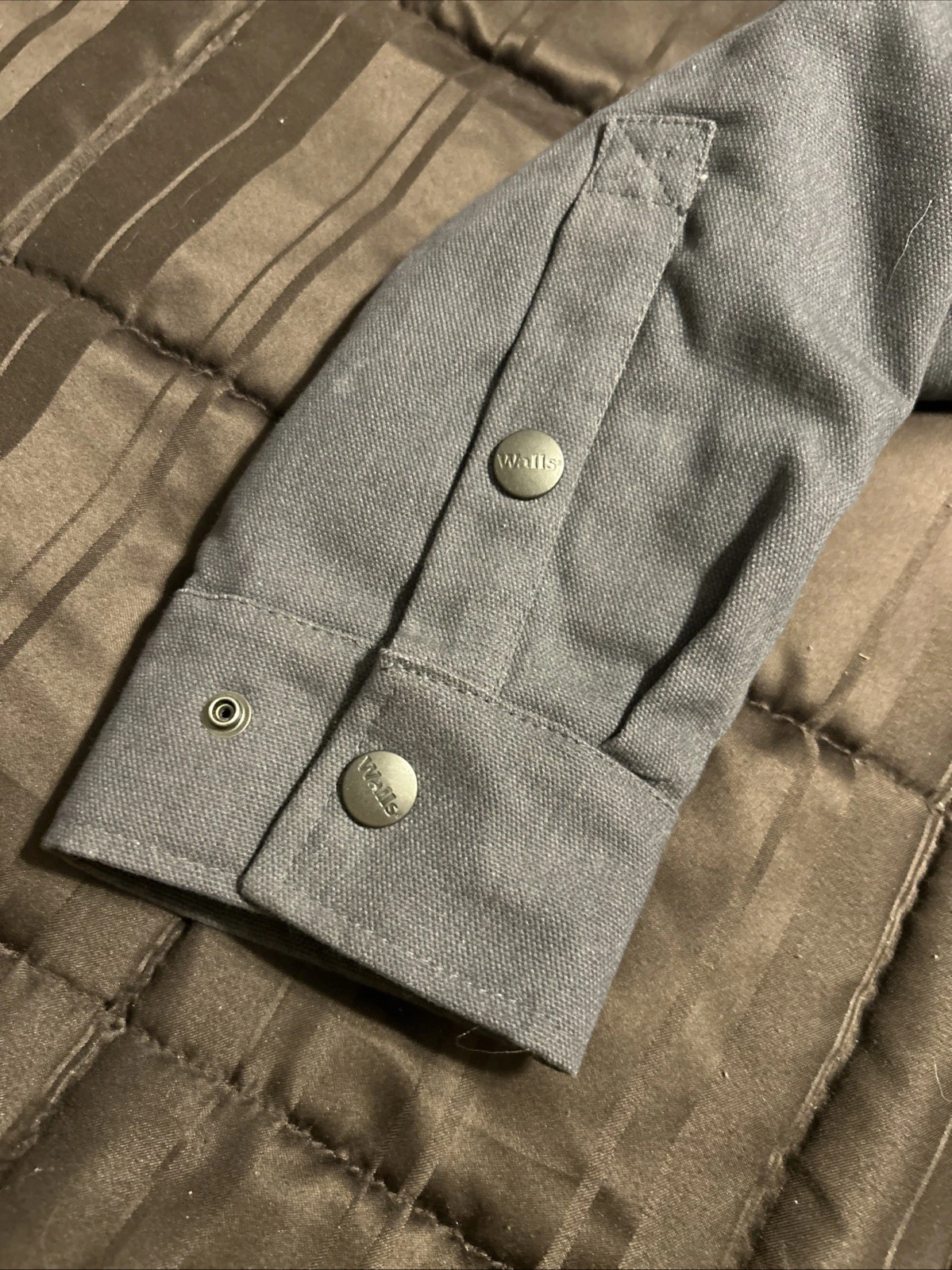 Walls Men's Lumberton Jack Shirt Jacket with Body Armor Fiber Lined Gray Size L - product detail image 5