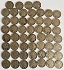 1930's Buffalo Indian Nickels assorted dates, mints, & condition Lot of 53 coins