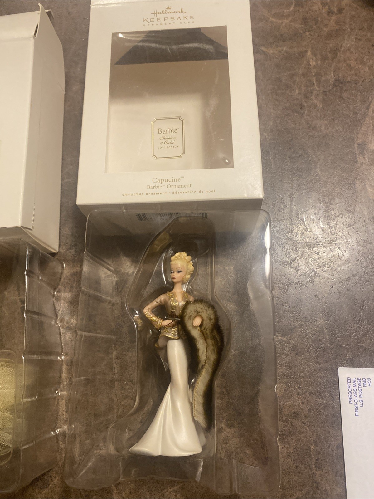 50 Years of Fabulous! Barbie 2009 Hallmark Ornament and Capuchins Barbie NIB