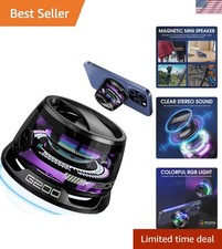 Magnetic Bluetooth Speaker with RGB Light, 5W Power - Perfect for Teens  Out...
